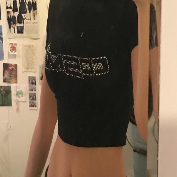 Women Summer  Short Sleeve   Hot Drill Rhinestone - Picture 3 of 12